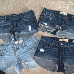 FOUR Hollister/Abercrombie shorts.